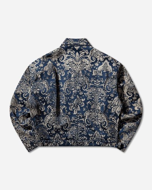 Junya Watanabe Blue Men S Levi's Jacquard Jacket Navy / Beige for men