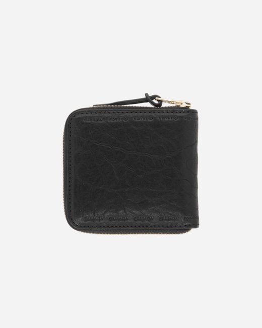 Visvim Black Leather Bi-Fold Wallet for men