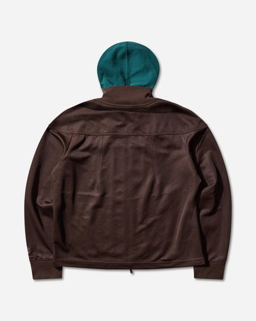 Asics Brown Novalis Styrax Track Jacket Mole for men