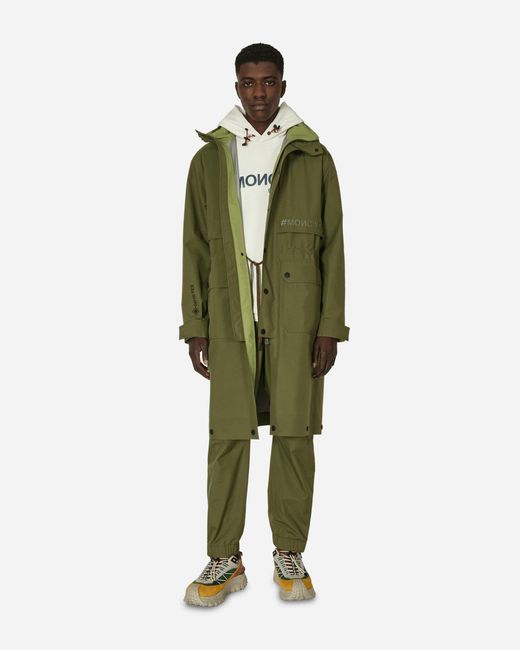 Moncler Green Day-Namic Steig Parka Coat for men