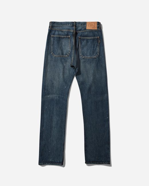 Undercover S Cross Embroidery Distressed Denim Pants Light in Blue