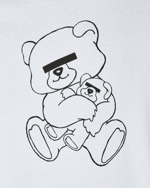Undercover White Teddy Bear Signature T-shirt for men