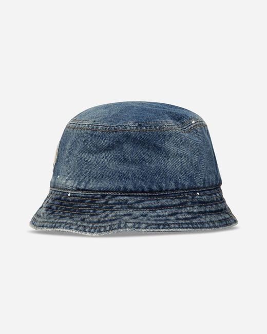 Carhartt Blue Belmar Bucket Hat (Destroy Wash) for men