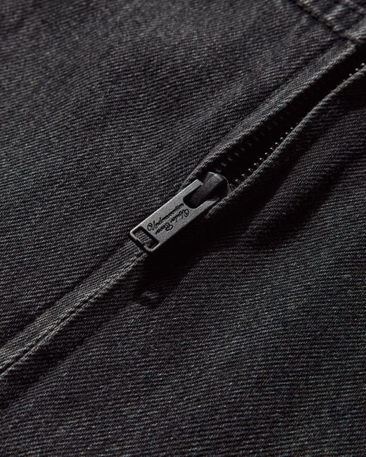 Undercover Black Women S Denim And Cotton Zip Hoodie
