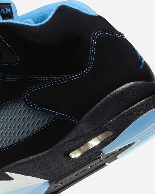 Nike Black Air Jordan 5 Carolina Sneakers University for men