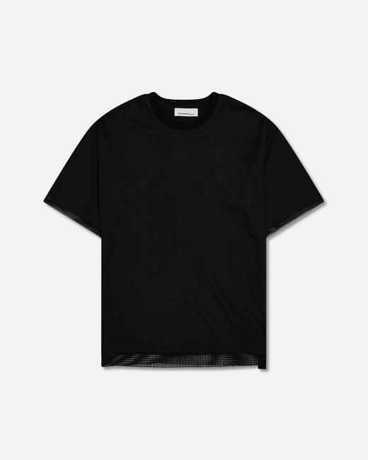 Oamc Peacemaker Black Men S Mesh Layer T-shirt for men