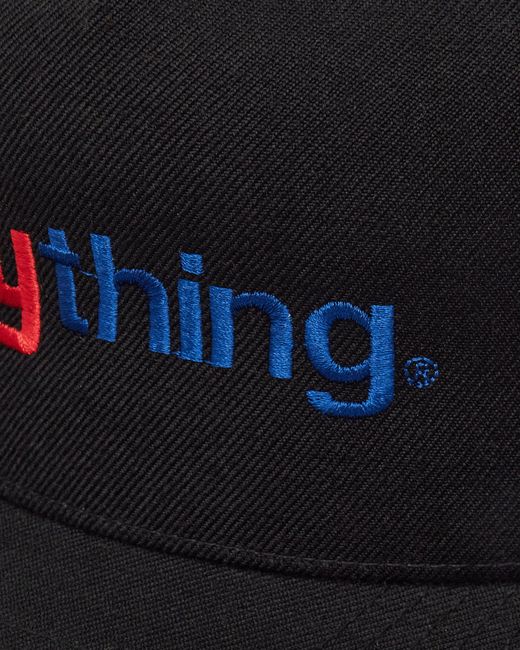 Anything Black Speedball Logo Hat for men