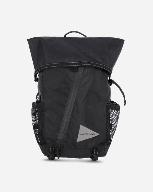 And Wander Black Ecopak 18l Backpack for men