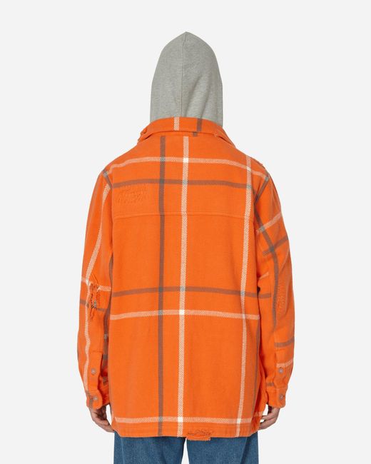 Timberland Orange A-cold-wall* Overshirt Rust for men
