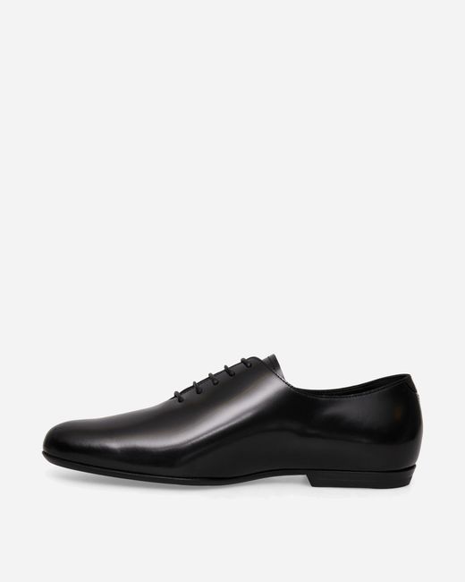 Dries Van Noten Black Leather Oxford Shoes for men