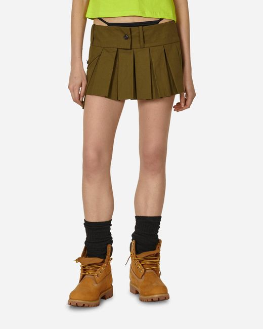 Nii HAI Black Overpacker Skirt Khaki