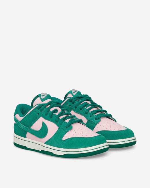 Nike Green Dunk Low Retro Sneakers Medium Soft Pink / Malachite for men