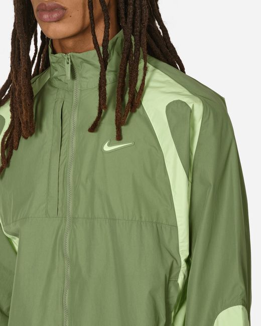 Nike Green Nocta Woven Track Jacket Oil for men