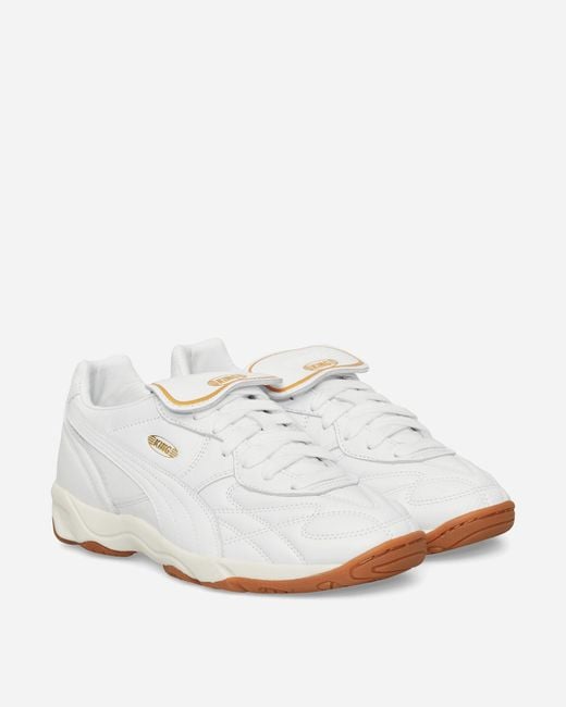 PUMA King Indoor Sneakers White / Frosted Ivory for men