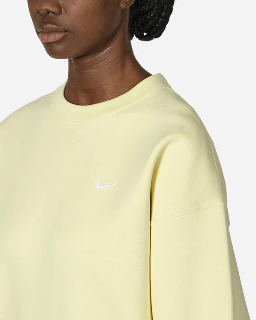Nike Multicolor Solo Swoosh Crewneck Sweatshirt Alabaster for men