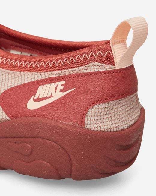 Nike Pink Women S Aqua Turf Sneakers Particle Beige / Washed Coral