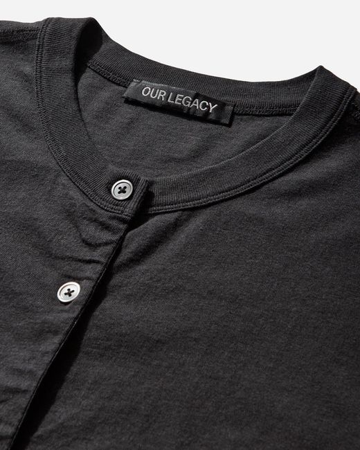 Our Legacy Black S Heat Longsleeve Top Washed