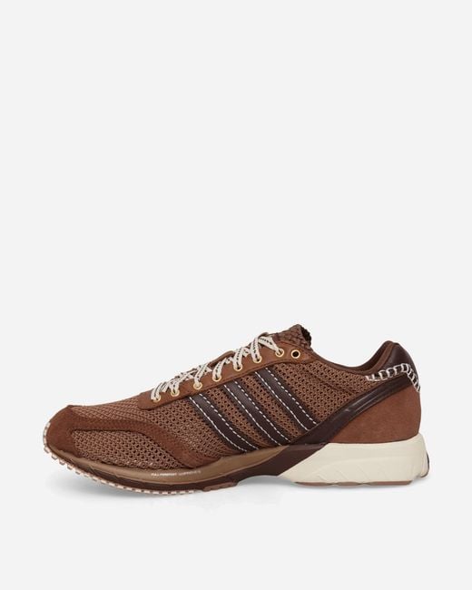 Adidas Brown Wales Bonner Adizero Adios Mesh Sneakers Auburn for men