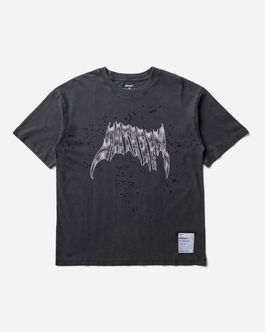 Satisfy Black Mothtech T-Shirt Aged for men