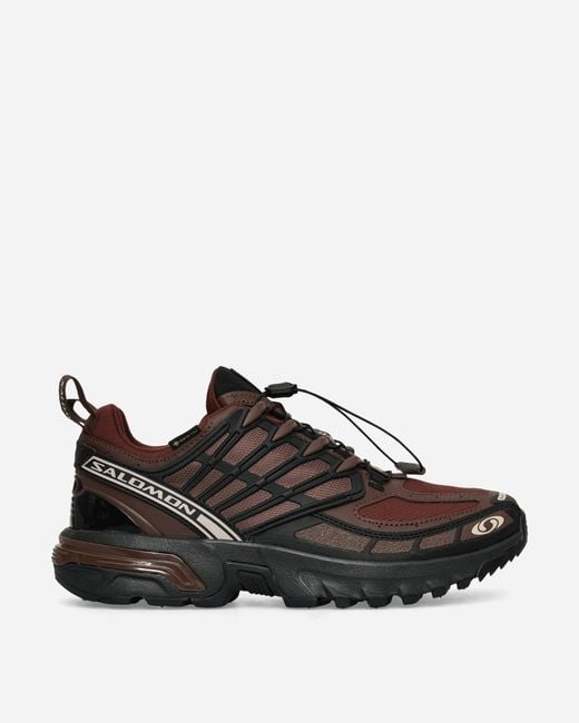 Salomon Black Acs Pro Gore-tex Sneakers Clay / / Rum Raisin for men