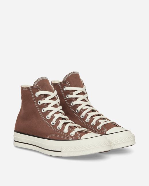 Converse Chuck 70 Hi Vintage Canvas Sneakers in Brown for Men | Lyst UK