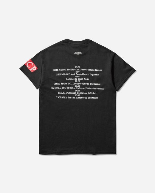 SLAM JAM Black Cccp Ultima Chiamata Tour T-shirt for men