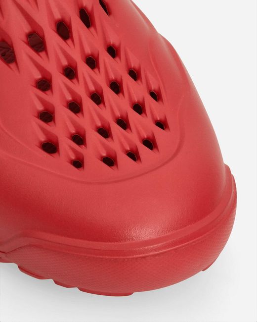 Vans sandals shop red