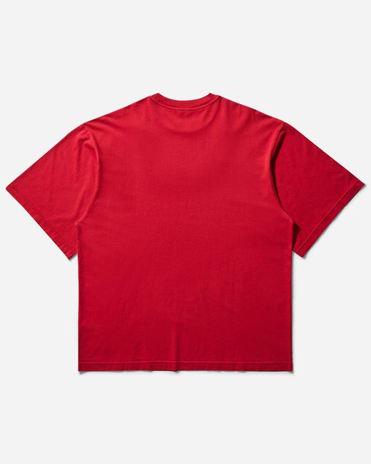 Abra Red Women S Logo Oversized T-shirt Garnet