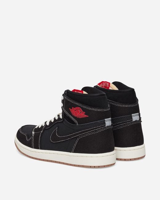Nike Black Air Jordan 1 Retro High Og Flight Club Sneakers University Sail for men