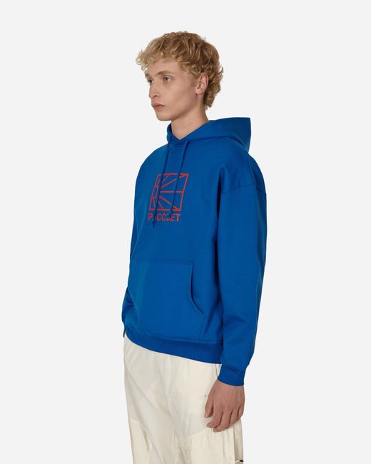 Rassvet (PACCBET) Blue Big Logo Hooded Sweatshirt for men