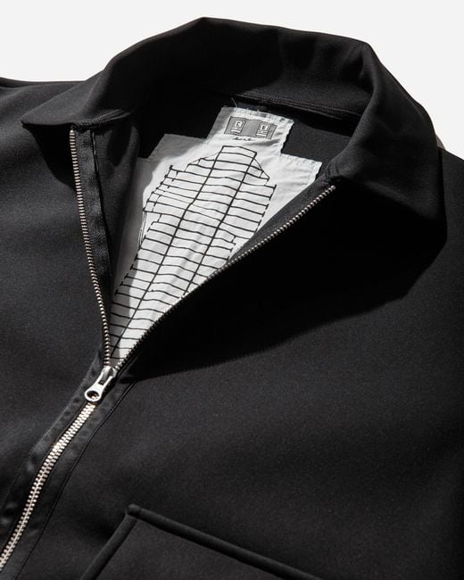 Cav Empt Black Smooth Zip Up Jacket for men