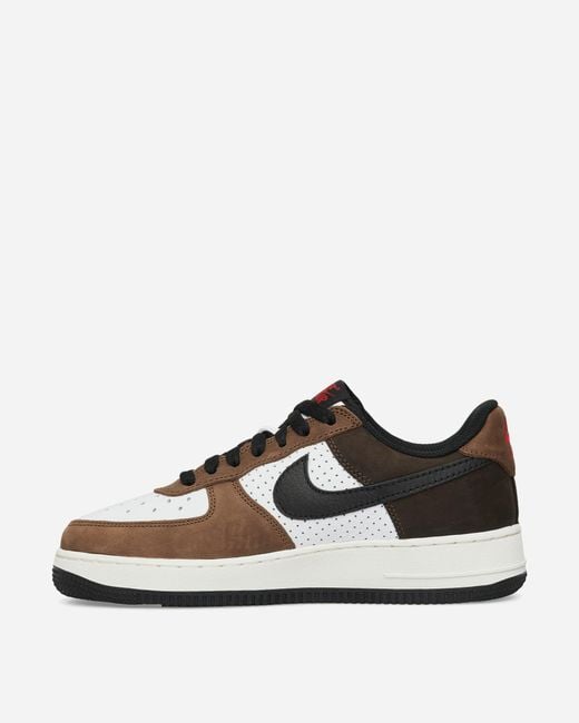 Nike Multicolor Air Force 1 Low Sneakers White / Black / Bison for men