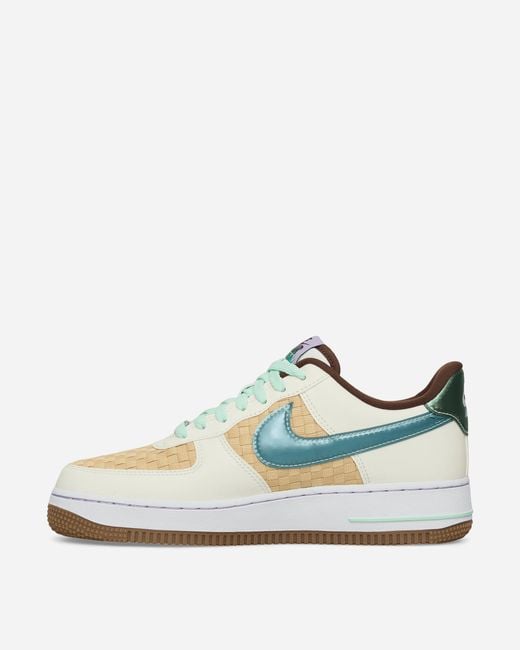 Nike White Air Force 1 Sneakers Sesame for men