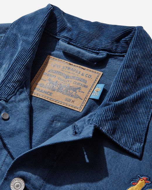 Levi's Blue S France Football Type Iii Trucker Jacket for men