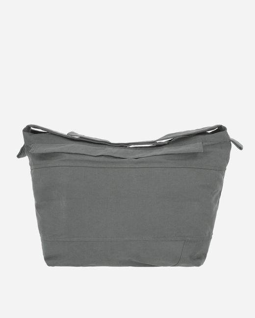 BRYAN JIMENE`Z Gray Canvas Bag Graphite for men