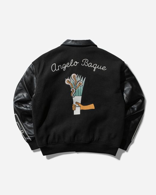 Champion S Angelo Baque Varsity Bolero Jacket in Black for Men | Lyst