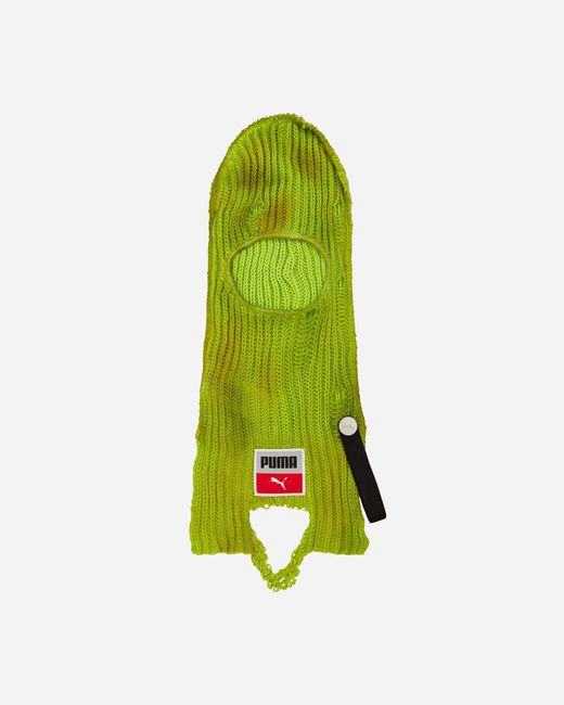 PUMA Green A$Ap Rocky Knitted Balaclava Lime Pow for men