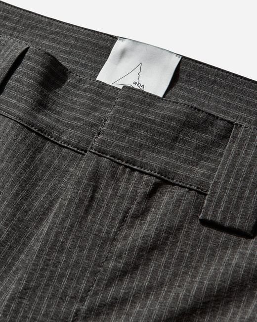 Roa Gray Numb Pinstriped Packable Pants for men