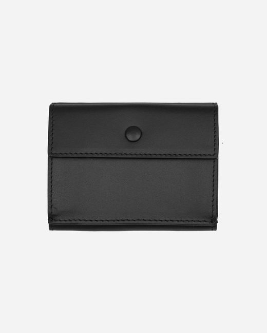 Acne Black Trifold Wallet for men