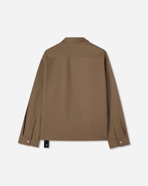 Oamc Peacemaker Brown Men S Ian Shirt Mud for men