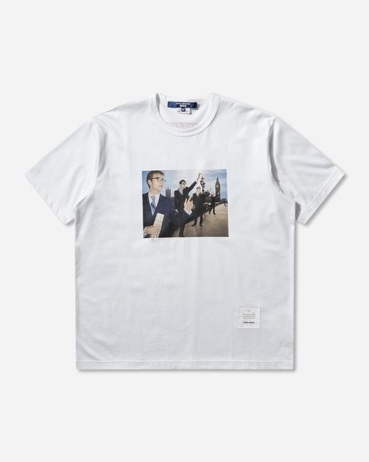 Junya Watanabe Gray Men S The Face Blur T-shirt for men