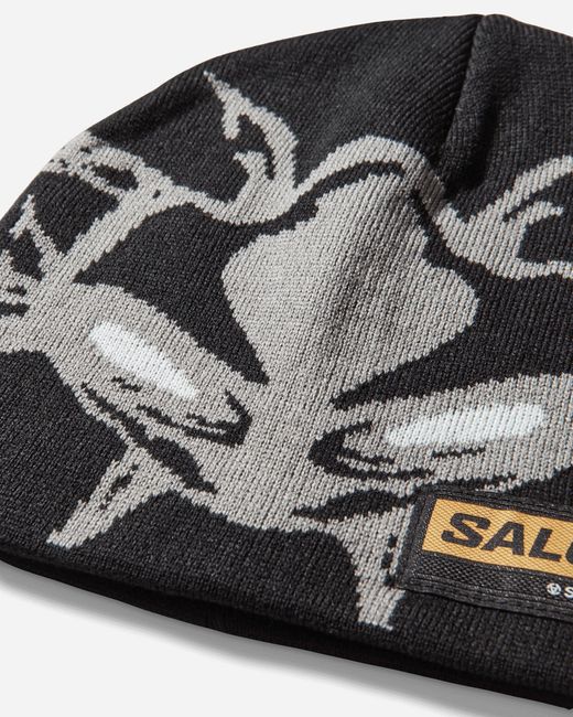 Salomon Slam Jam Beanie Deep Castlerock in Black for Men | Lyst UK