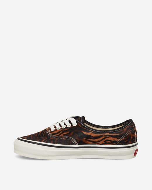 Vans White Premium Authentic 44 Pony Hair Sneakers Tiger for men