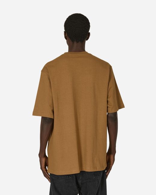Ben Davis Work Clothes Brown Heavy Duty Classic Label Pocket T-Shirt Coyote for men