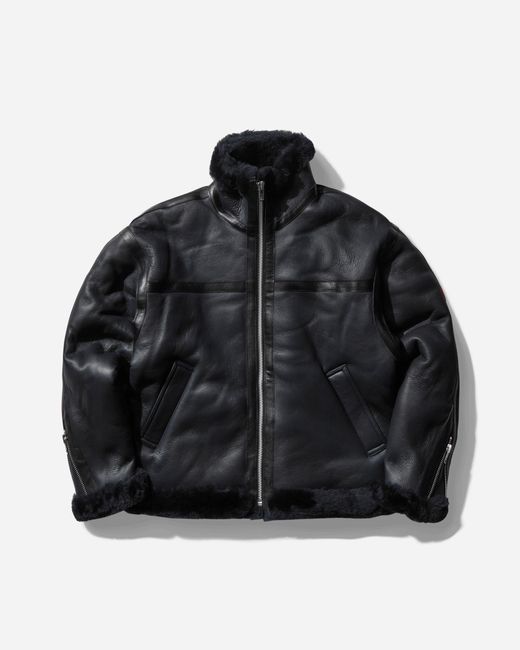 Cav Empt Black S Sheepskin Bomber Jacket for men