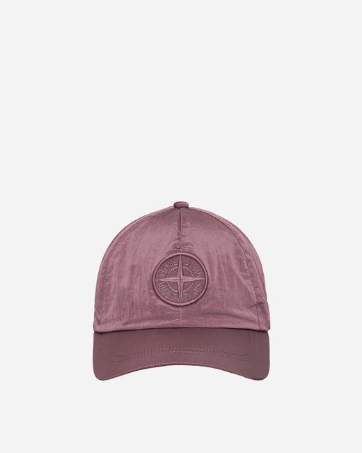 Stone Island Purple Nylon Metal Cap Rose Quartz for men