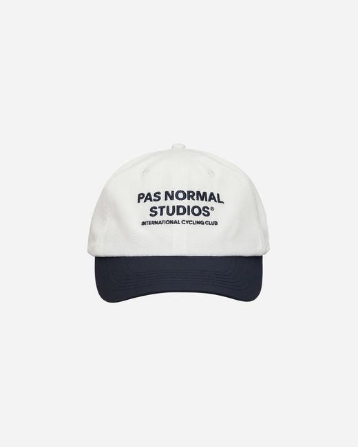Pas Normal Studios Off-race Cap Off White / Navy for men