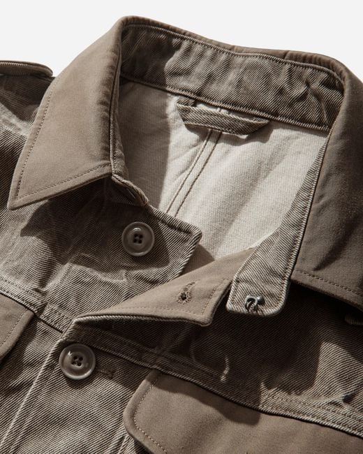 Our Legacy Brown S Battle Jacket Dusty for men