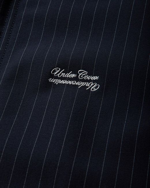 Undercover Blue Men S Pinstripe Mod Coat Navy for men