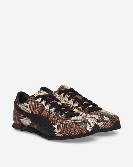 PUMA Brown Sprint Snake Sneakers Russet for men